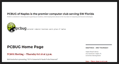 Desktop Screenshot of pcbug.org